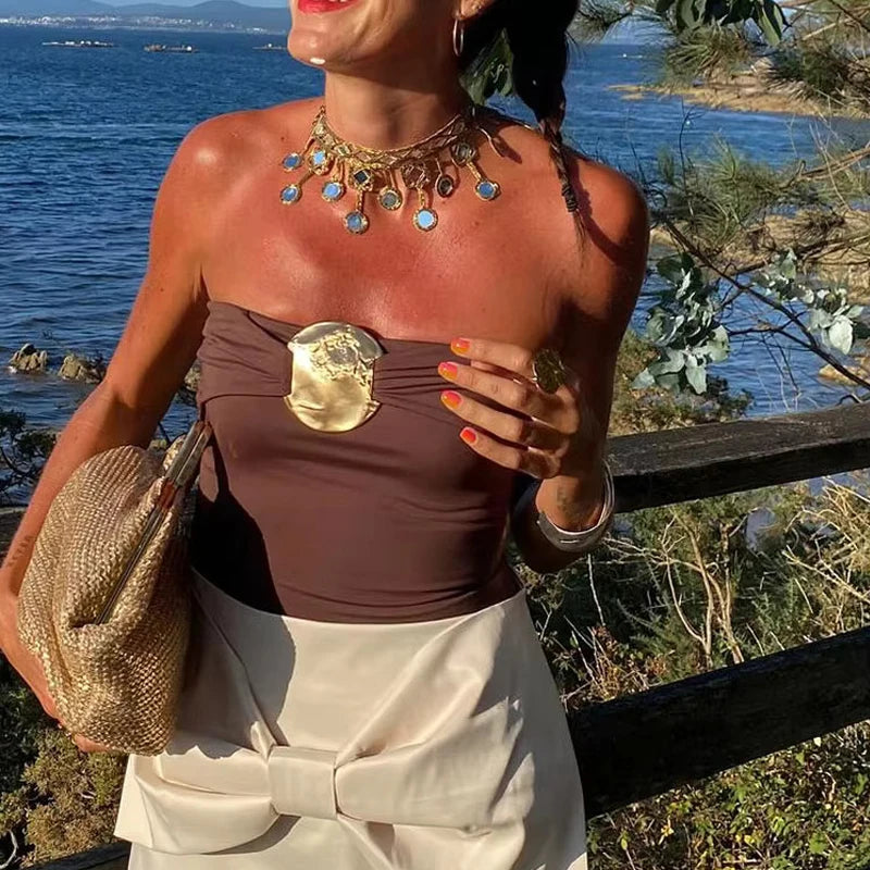 Sculpted Allure Off-Shoulder Bodysuit