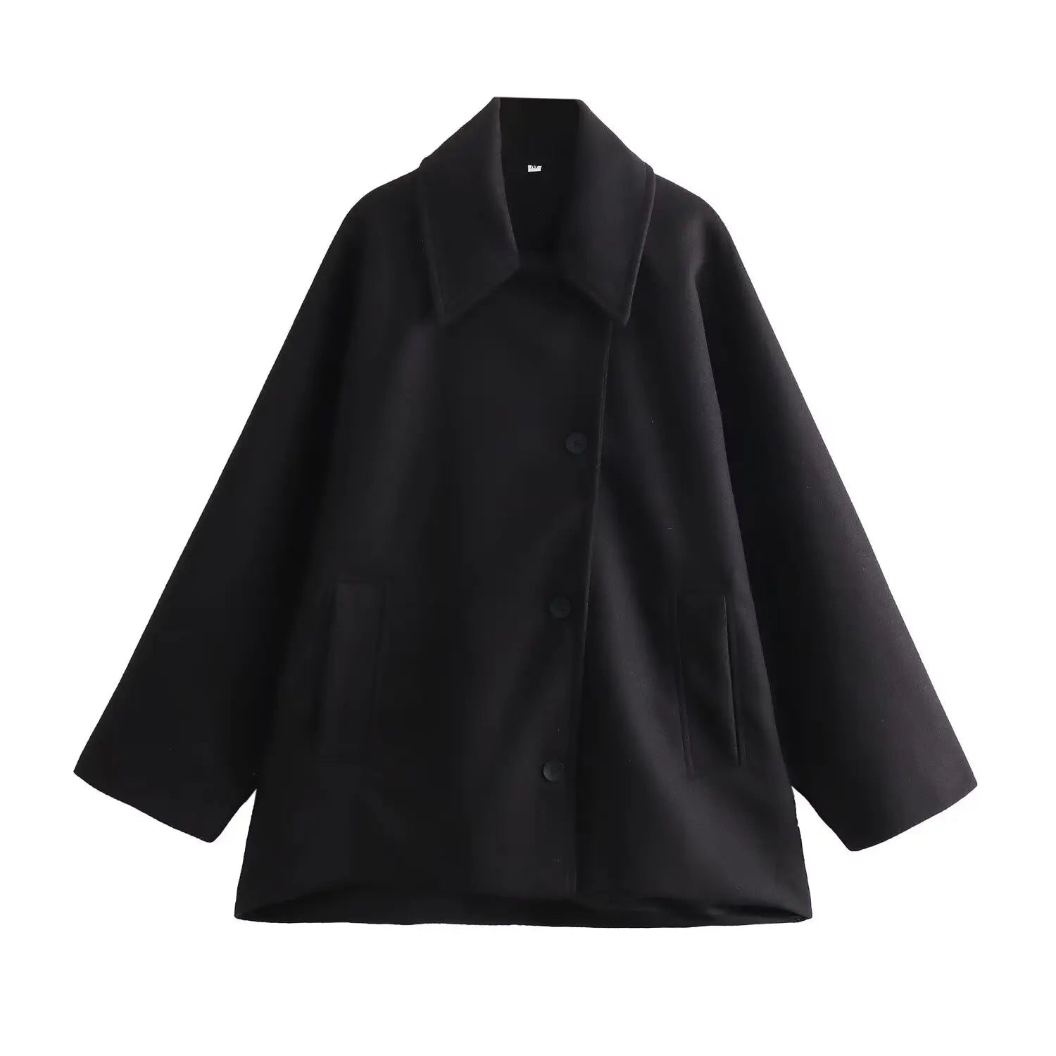 Oversized Long Trench Coat Bomber Jacket
