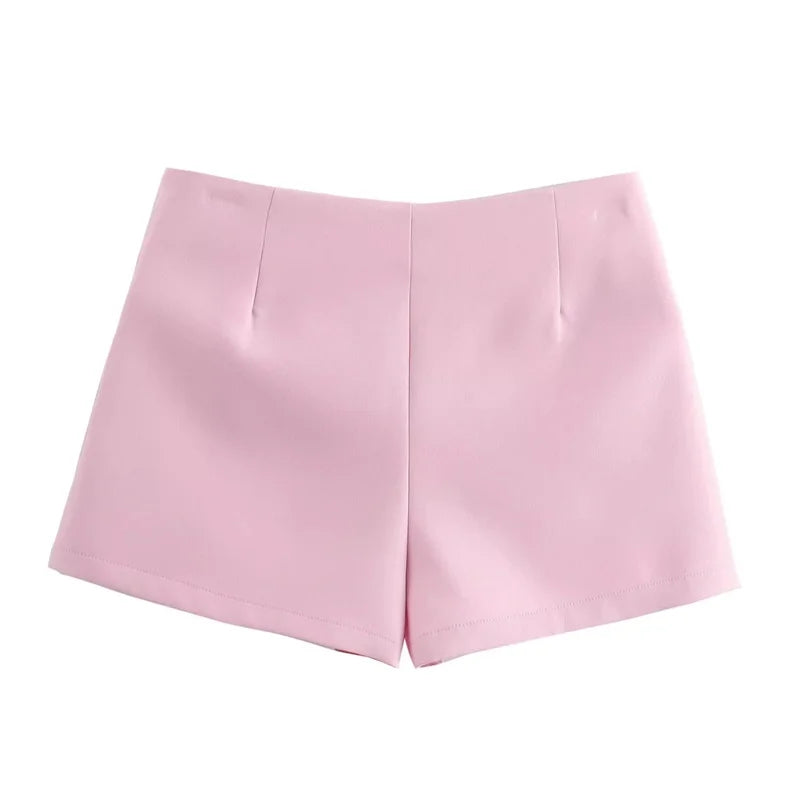 Tailored Bow High-Waist Skort