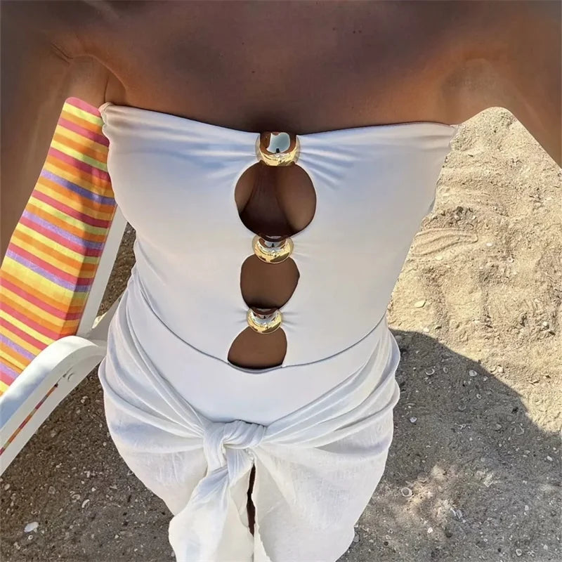 Sculpted Silhouette Off-Shoulder Bodysuit