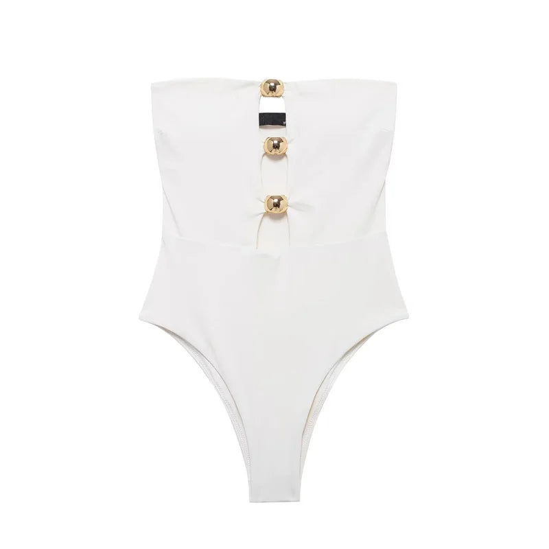 Sculpted Silhouette Off-Shoulder Bodysuit