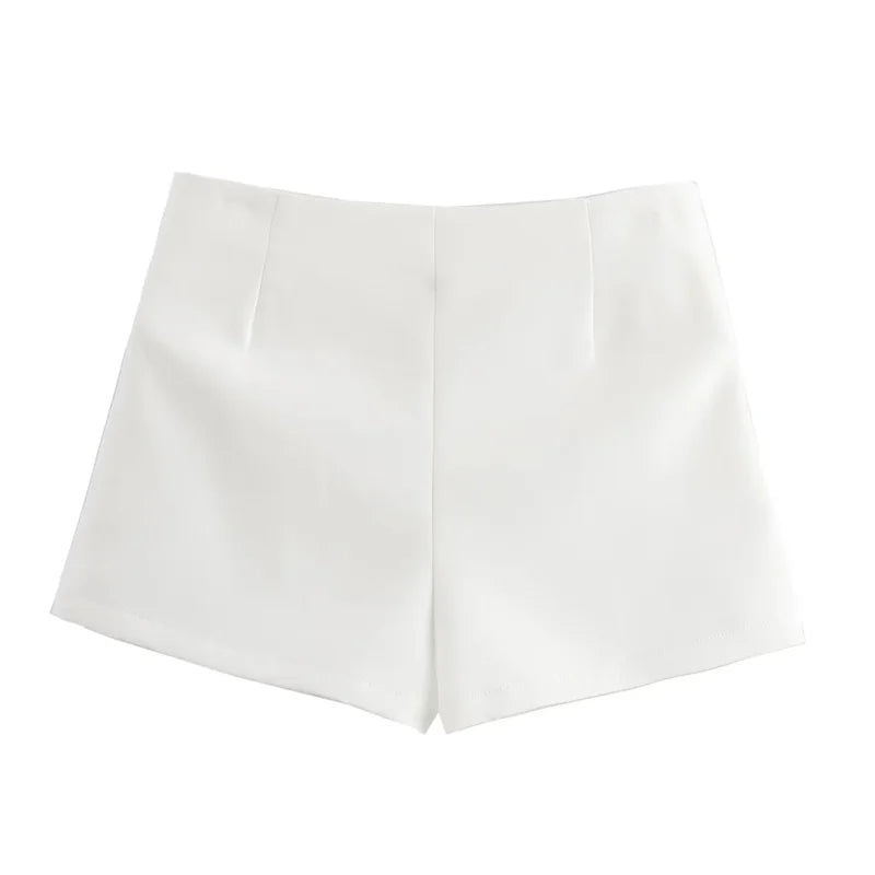Tailored Bow High-Waist Skort