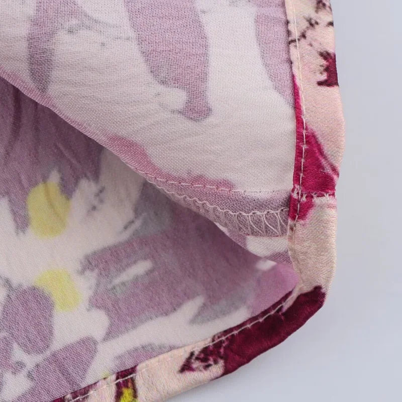 High-Waist Satin Straight Midi Skirt