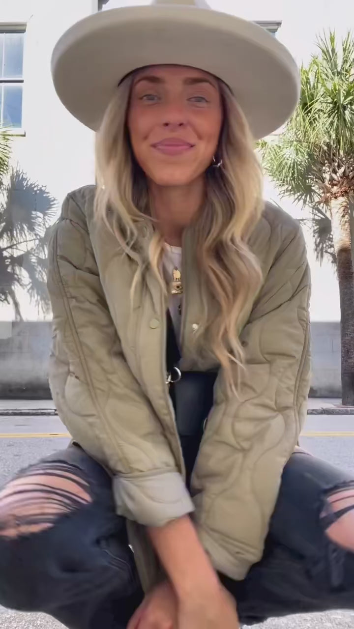 Quilted Minimalist Padded Jacket