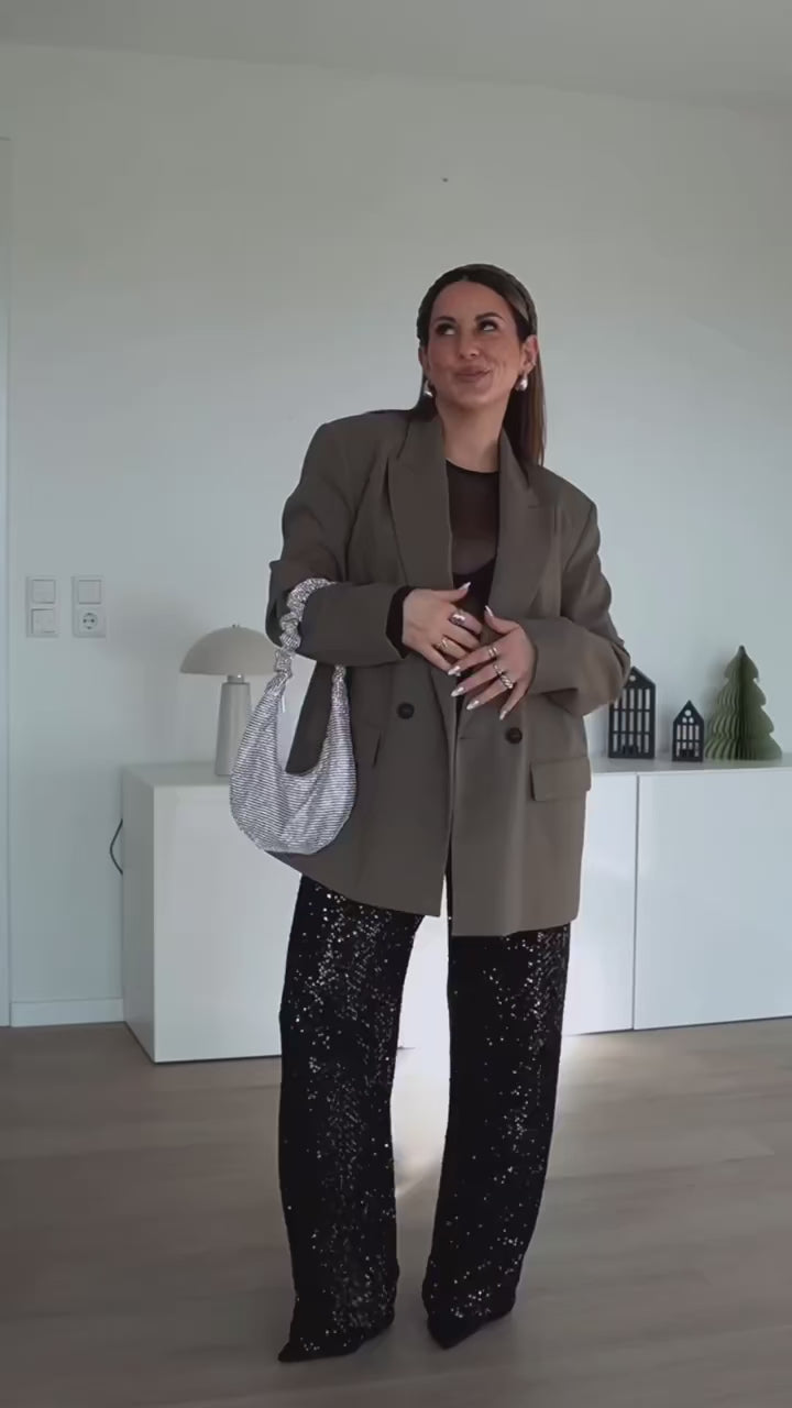 Straight-Cut Office Tailored Blazer