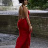 Luminous Spaghetti Strap Body-Shaping Maxi Dress Luminous Spaghetti Strap Body-Shaping Maxi Dress