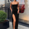 Halter Bodycon Midi Dress with Lace-Up Detail Halter Bodycon Midi Dress with Lace-Up Detail