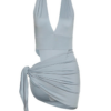 Strapless Bodysuit with Mini Skirt Two-Piece Set Strapless Bodysuit with Mini Skirt Two-Piece Set