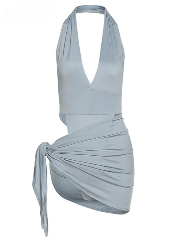 Strapless Bodysuit with Mini Skirt Two-Piece Set Strapless Bodysuit with Mini Skirt Two-Piece Set