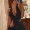 Strapless Bodysuit with Mini Skirt Two-Piece Set Strapless Bodysuit with Mini Skirt Two-Piece Set