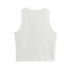Knit Button Crop Top with Streetwear Edge Knit Button Crop Top with Streetwear Edge