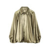 Oversized Ruched High-Street Bomber Jacket