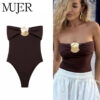Sculpted Allure Off-Shoulder Bodysuit Sculpted Allure Off-Shoulder Bodysuit