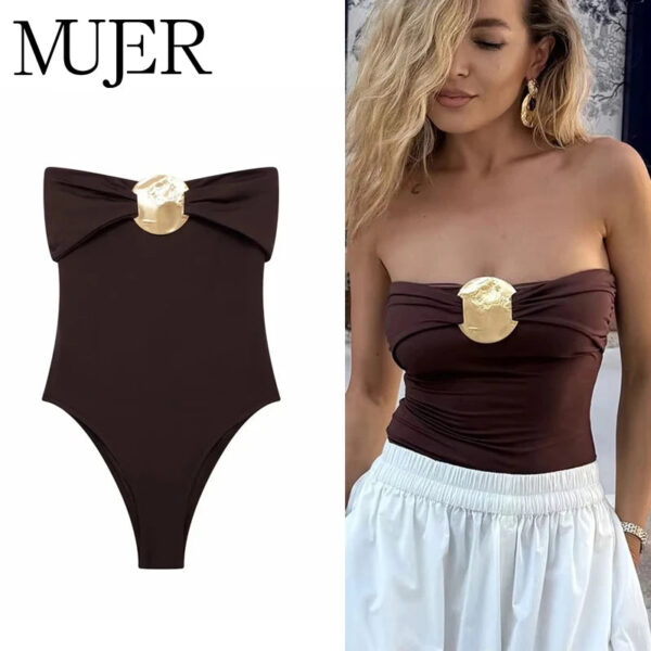 Sculpted Allure Off-Shoulder Bodysuit Sculpted Allure Off-Shoulder Bodysuit