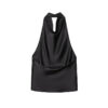 Satin Halter Backless Cami Top Satin Halter Backless Cami Top