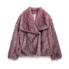 Plush Luxe Faux Fur Turn-Down Collar Jacket Plush Luxe Faux Fur Turn-Down Collar Jacket