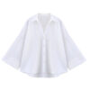 Relaxed Oversized Button-Down Casual Shirt Relaxed Oversized Button-Down Casual Shirt