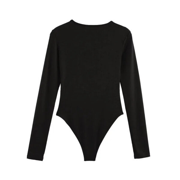 Sculpted Long-Sleeve Minimalist Bodysuit Sculpted Long-Sleeve Minimalist Bodysuit