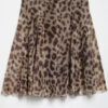 Leopard Print Backless Slip Mini Dress