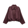 Chic Suede Oversized Bomber Jacket Chic Suede Oversized Bomber Jacket