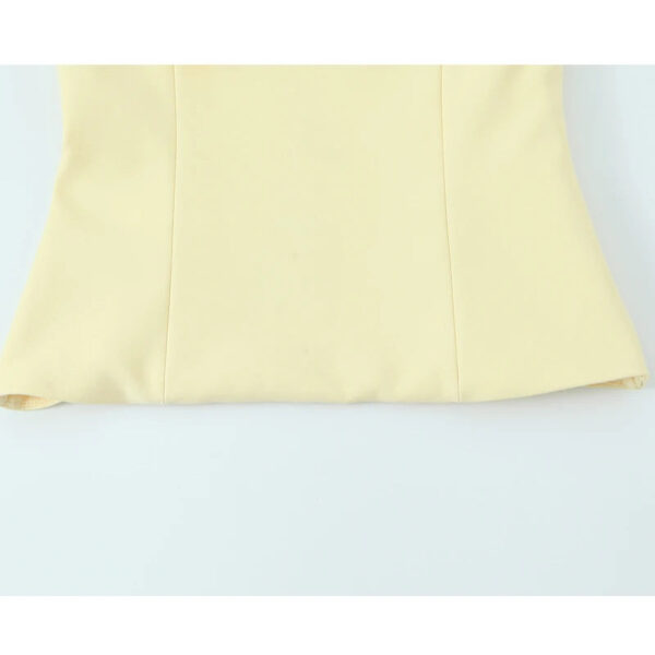 Backless Bow Bustier Crop Camisole
