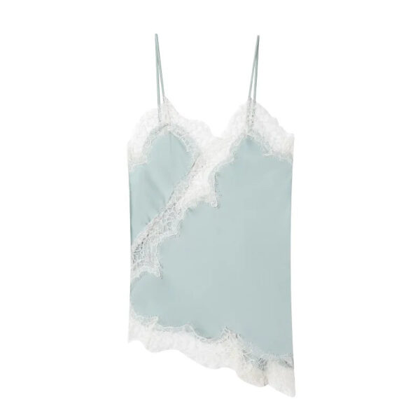 Black Lace Camisole Backless Top Black Lace Camisole Backless Top