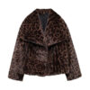 Plush Luxe Faux Fur Turn-Down Collar Jacket Plush Luxe Faux Fur Turn-Down Collar Jacket