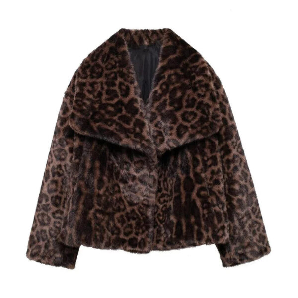 Plush Luxe Faux Fur Turn-Down Collar Jacket Plush Luxe Faux Fur Turn-Down Collar Jacket