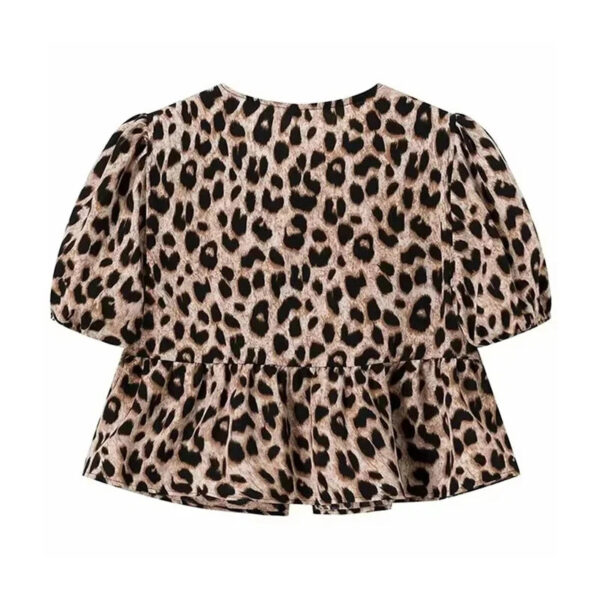 Puff Sleeve Ruched Crop Top Blouse Puff Sleeve Ruched Crop Top Blouse