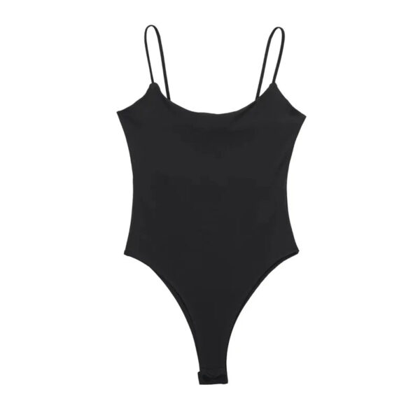 Backless Bodysuit with Sculpted Fit Backless Bodysuit with Sculpted Fit