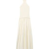 Off-Shoulder Halter Panelled Maxi Dress Off-Shoulder Halter Panelled Maxi Dress