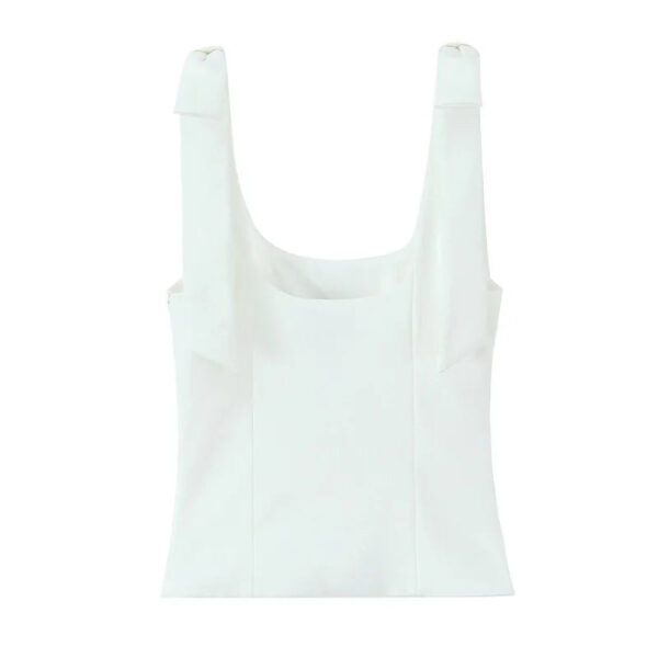 Backless Bow Bustier Crop Camisole