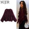 Ethereal Ruffle Semi-Sheer Chiffon Blouse Ethereal Ruffle Semi-Sheer Chiffon Blouse