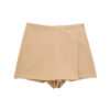 Asymmetric Waist Mini Skort