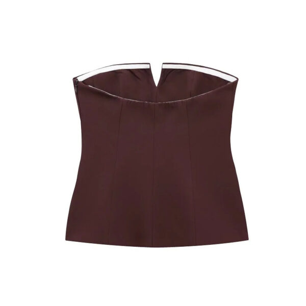 Strapless Backless Off-Shoulder Crop Top