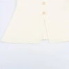 Minimalist Knit Single-Breasted Tailored Vest Minimalist Knit Single-Breasted Tailored Vest