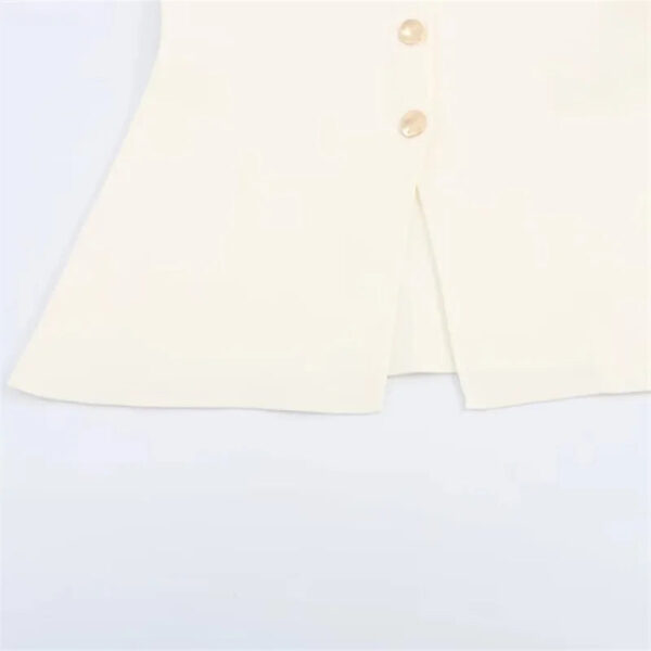 Minimalist Knit Single-Breasted Tailored Vest Minimalist Knit Single-Breasted Tailored Vest