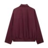Minimalist High-Street Zipper Bomber Jacket Minimalist High-Street Zipper Bomber Jacket