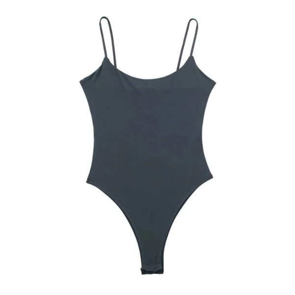 Backless Bodysuit with Sculpted Fit Backless Bodysuit with Sculpted Fit