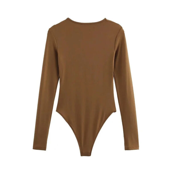 Sculpted Long-Sleeve Minimalist Bodysuit Sculpted Long-Sleeve Minimalist Bodysuit