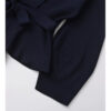 Belted Wrap Knit Blazer with Shoulder Pads Belted Wrap Knit Blazer with Shoulder Pads