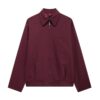 Minimalist High-Street Zipper Bomber Jacket Minimalist High-Street Zipper Bomber Jacket