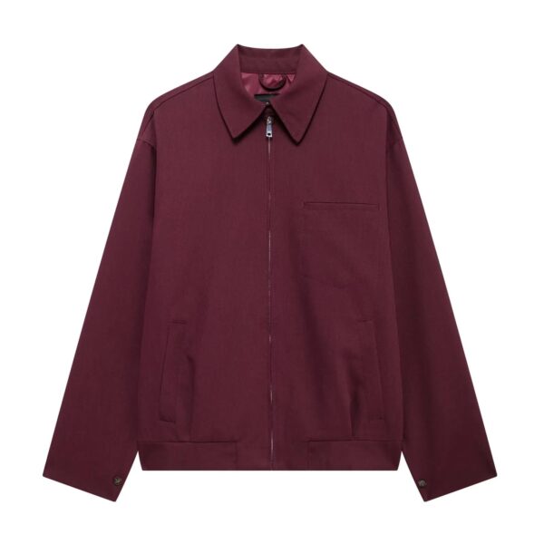 Minimalist High-Street Zipper Bomber Jacket Minimalist High-Street Zipper Bomber Jacket
