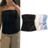 Off-Shoulder Ruched Backless Corset Crop Top Off-Shoulder Ruched Backless Corset Crop Top
