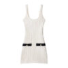 Backless Knit Slim-Fit Mini Dress Backless Knit Slim-Fit Mini Dress