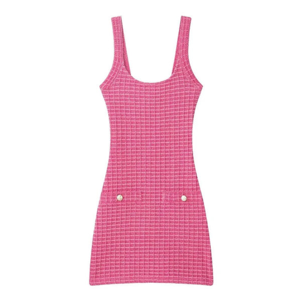 Backless Knit Slim-Fit Mini Dress Backless Knit Slim-Fit Mini Dress