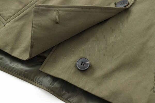 Hooded Trench Coat Windbreaker Hooded Trench Coat Windbreaker