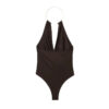 Backless Sleeveless Solid Summer Bodysuit Backless Sleeveless Solid Summer Bodysuit