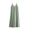 Slip Maxi Dress with Draped Backless Design Slip Maxi Dress with Draped Backless Design