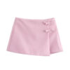 Tailored Bow High-Waist Skort